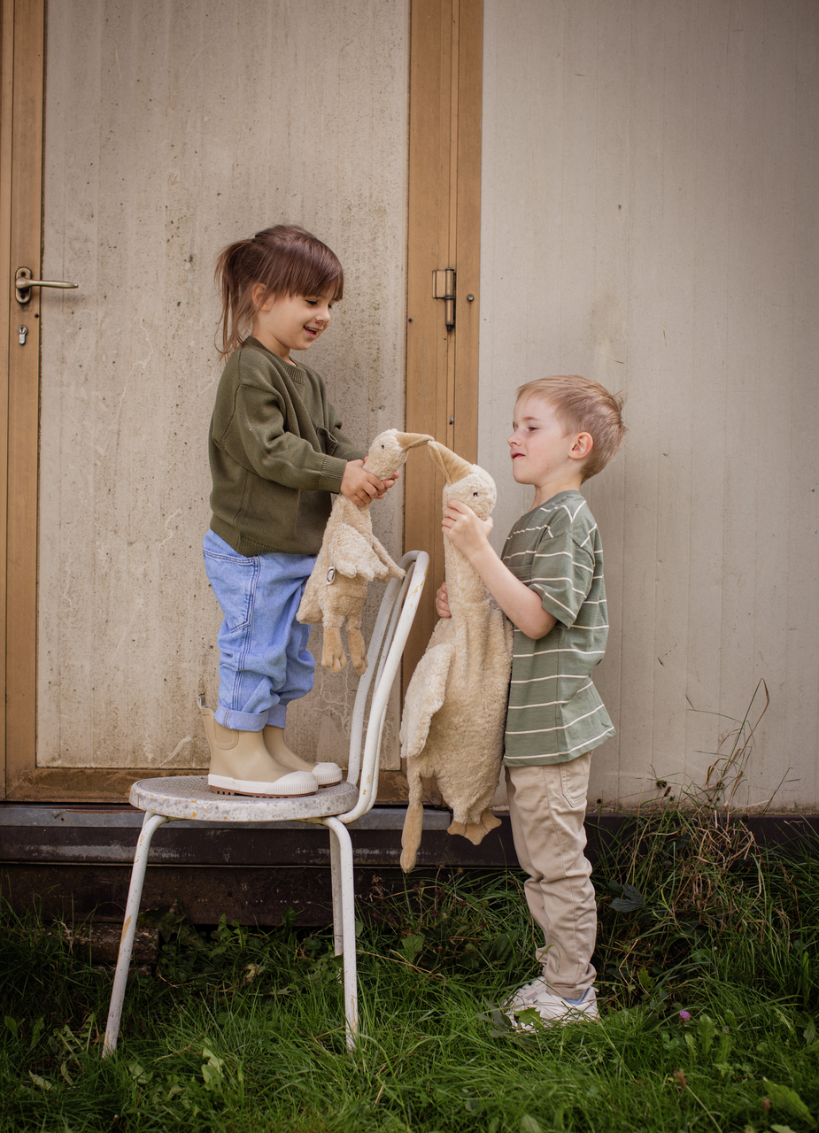 Cuddly Animal Goose small | linen
