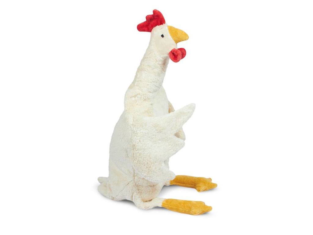 Kuscheltier Huhn groß | weiß