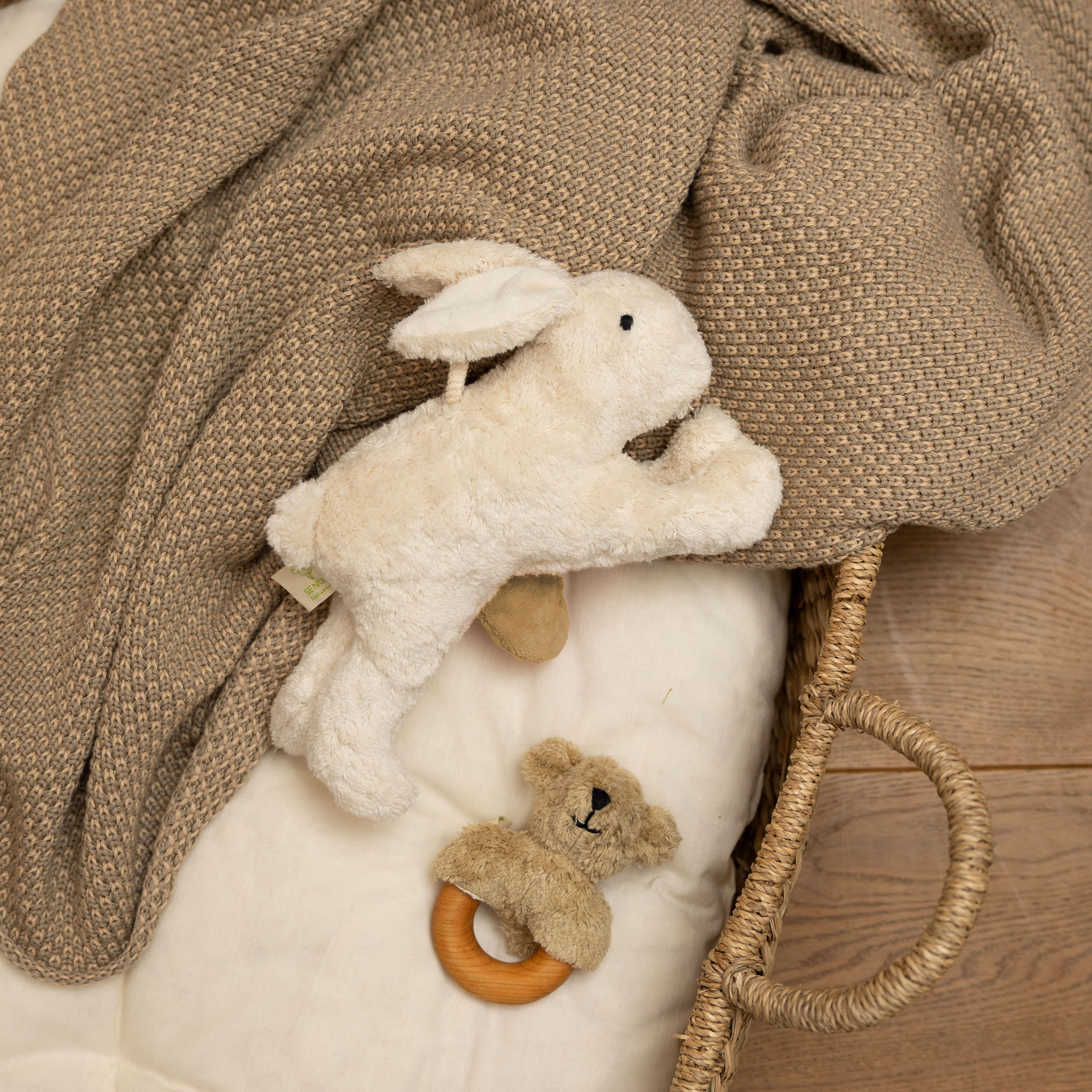Spieluhr Hase, beige