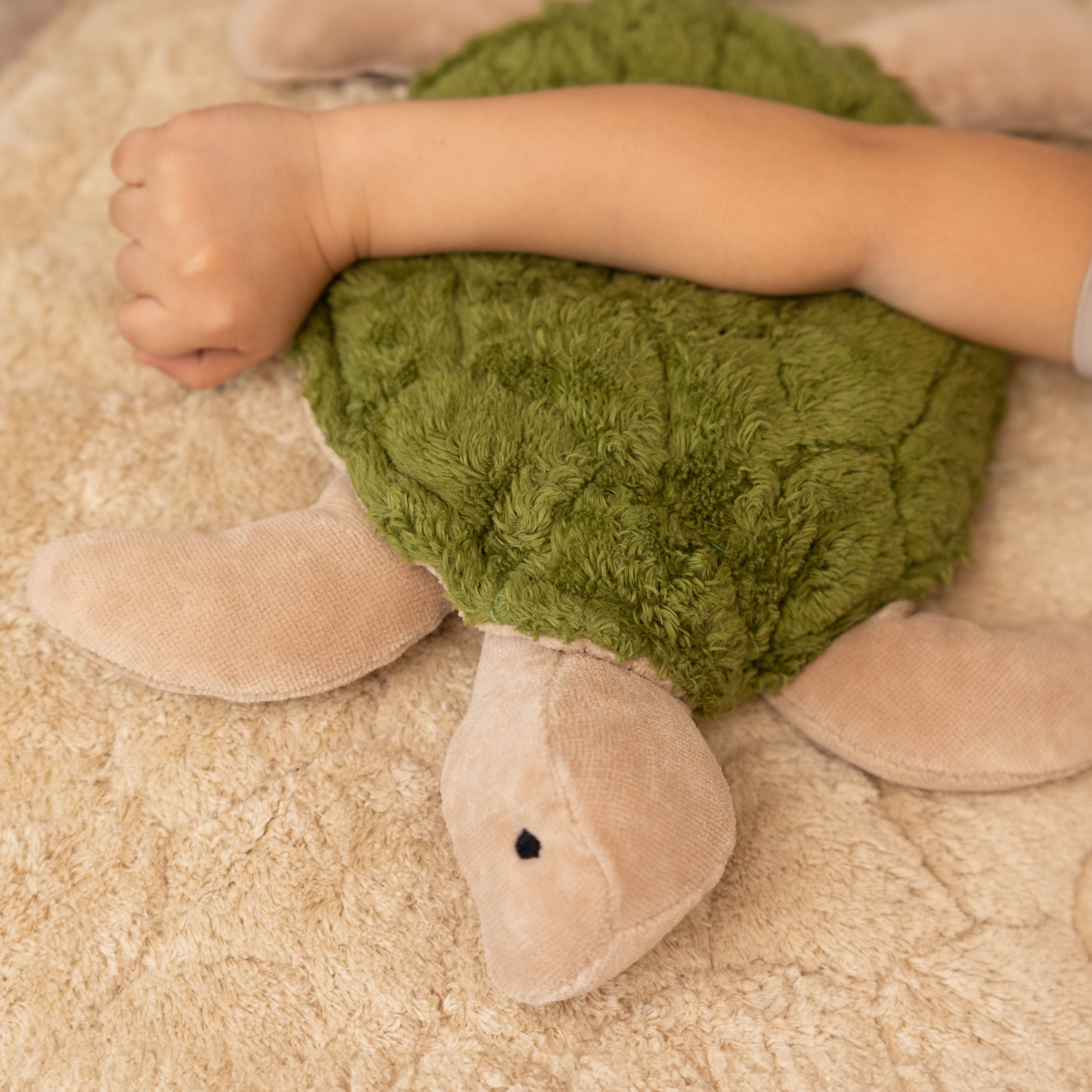 Kuscheltier Schildkröte klein | tannengrün