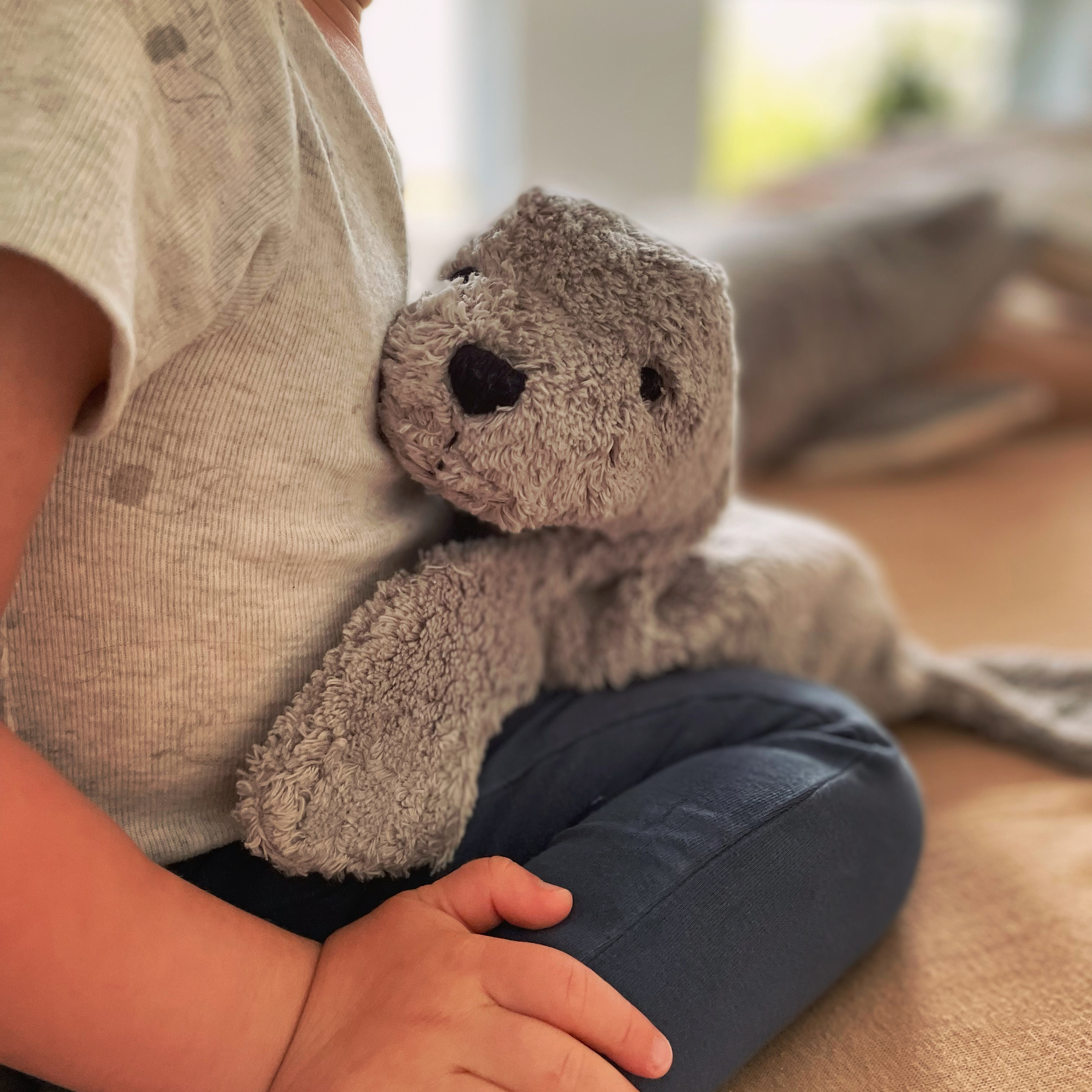 Kuscheltier Robbe klein | grau