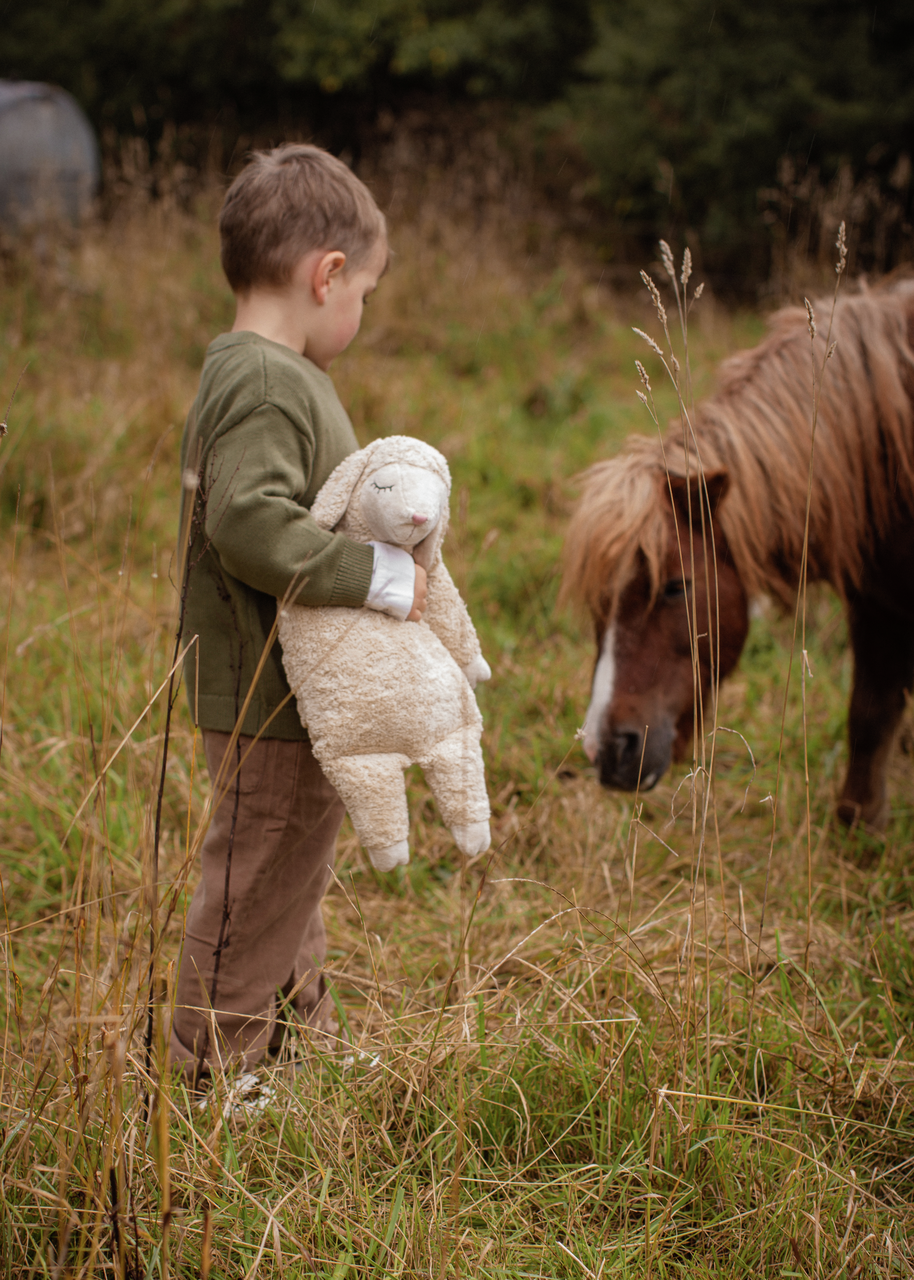 Cuddly Animal Sheep large | linen