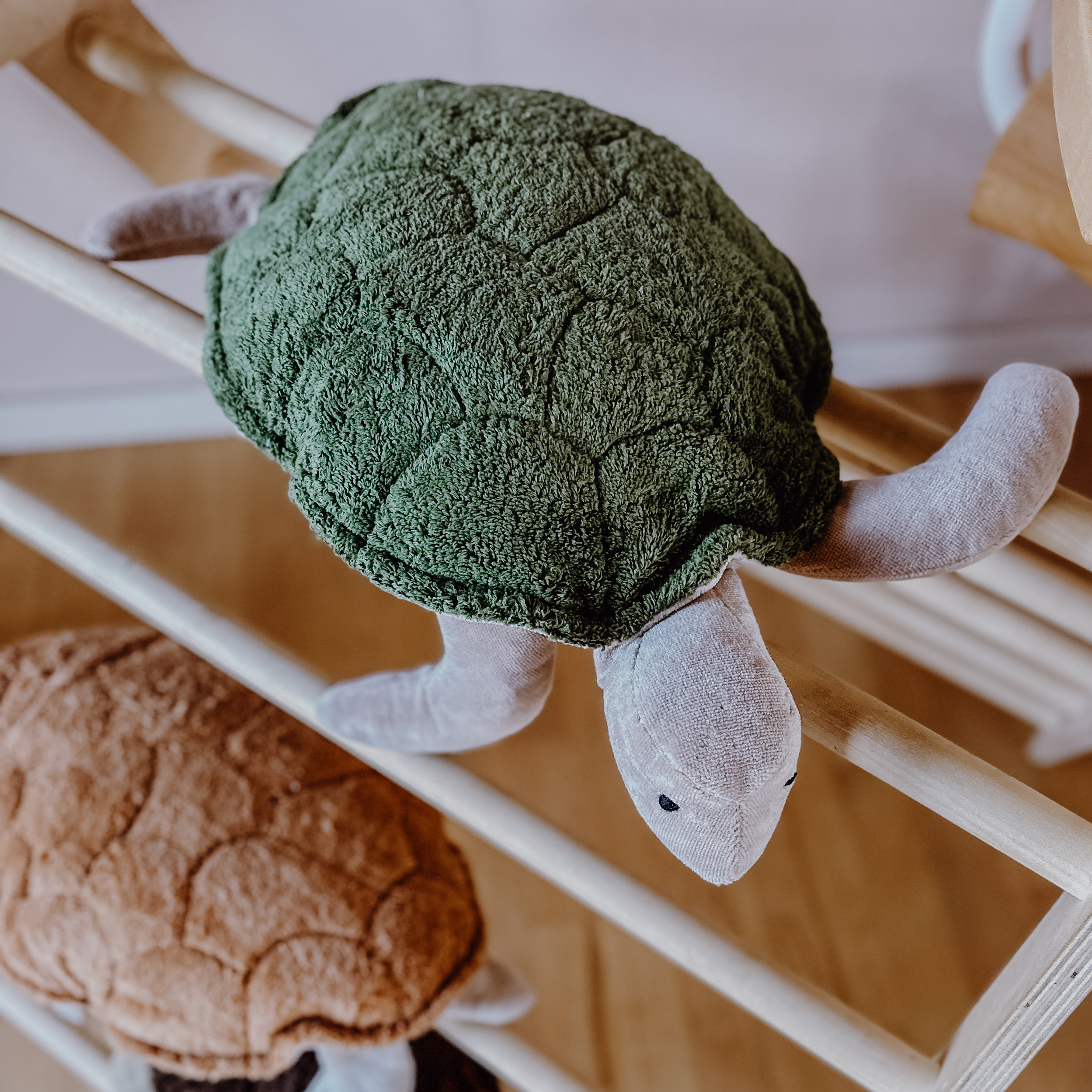 Cuddly Animal Turtle large | fir green