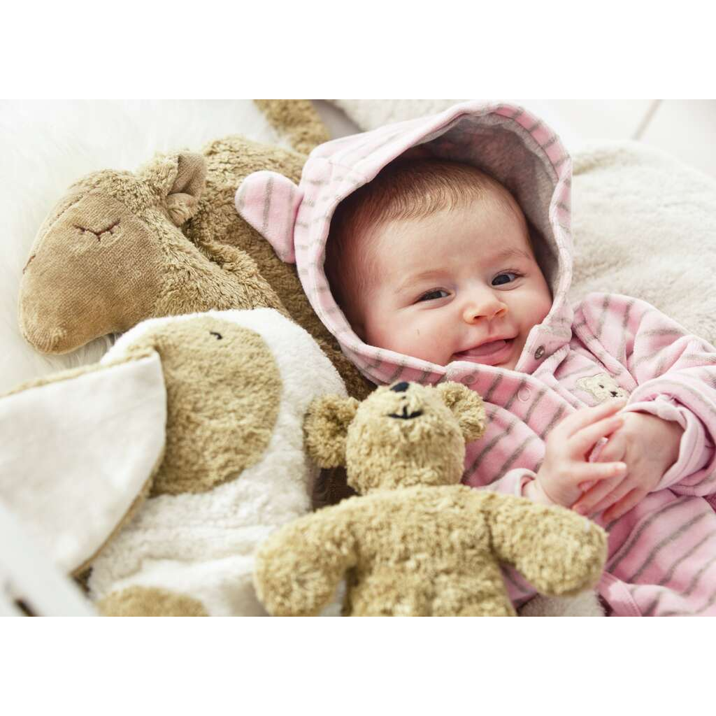 Tierpuppen Baby Bär | beige
