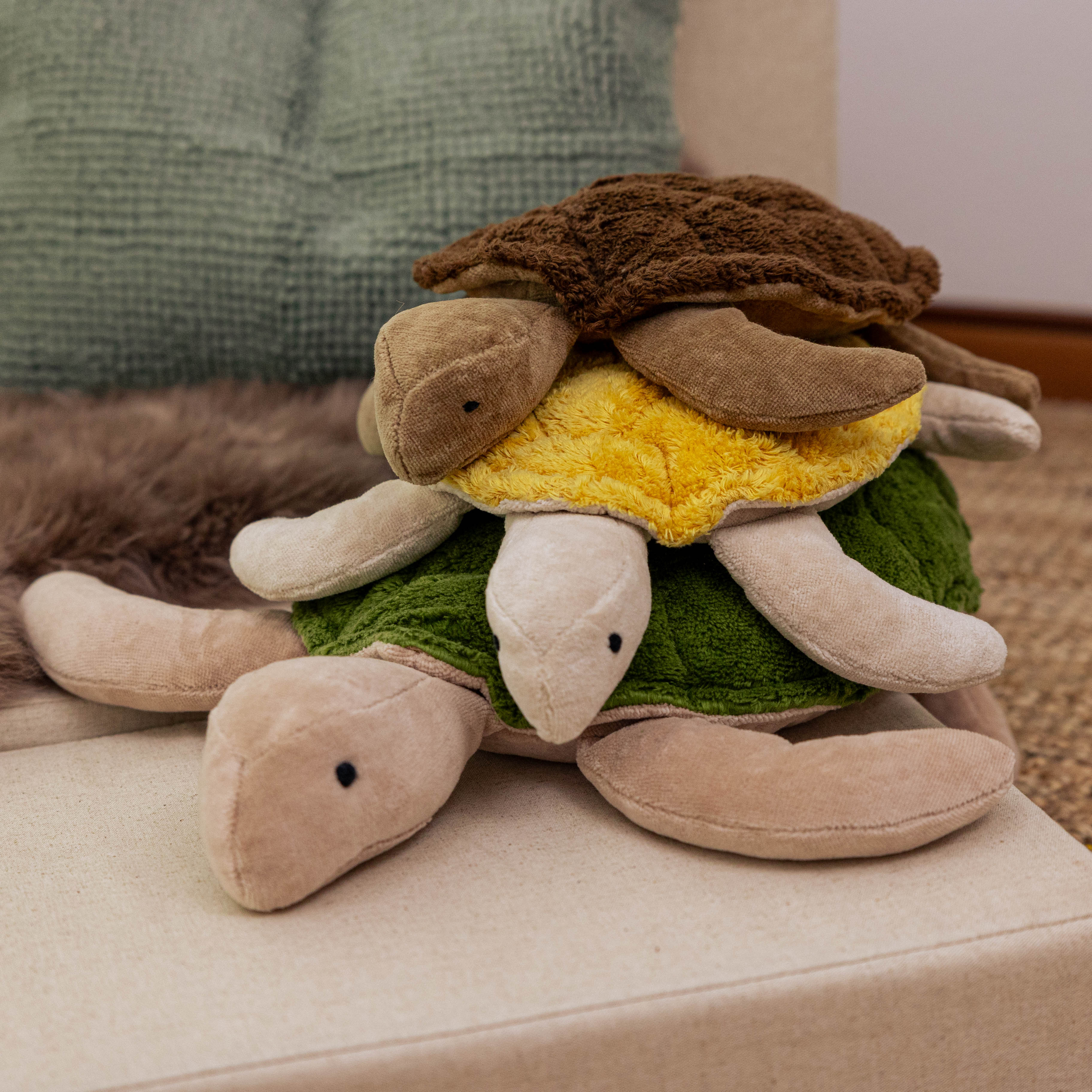Cuddly Animal Turtle large | fir green