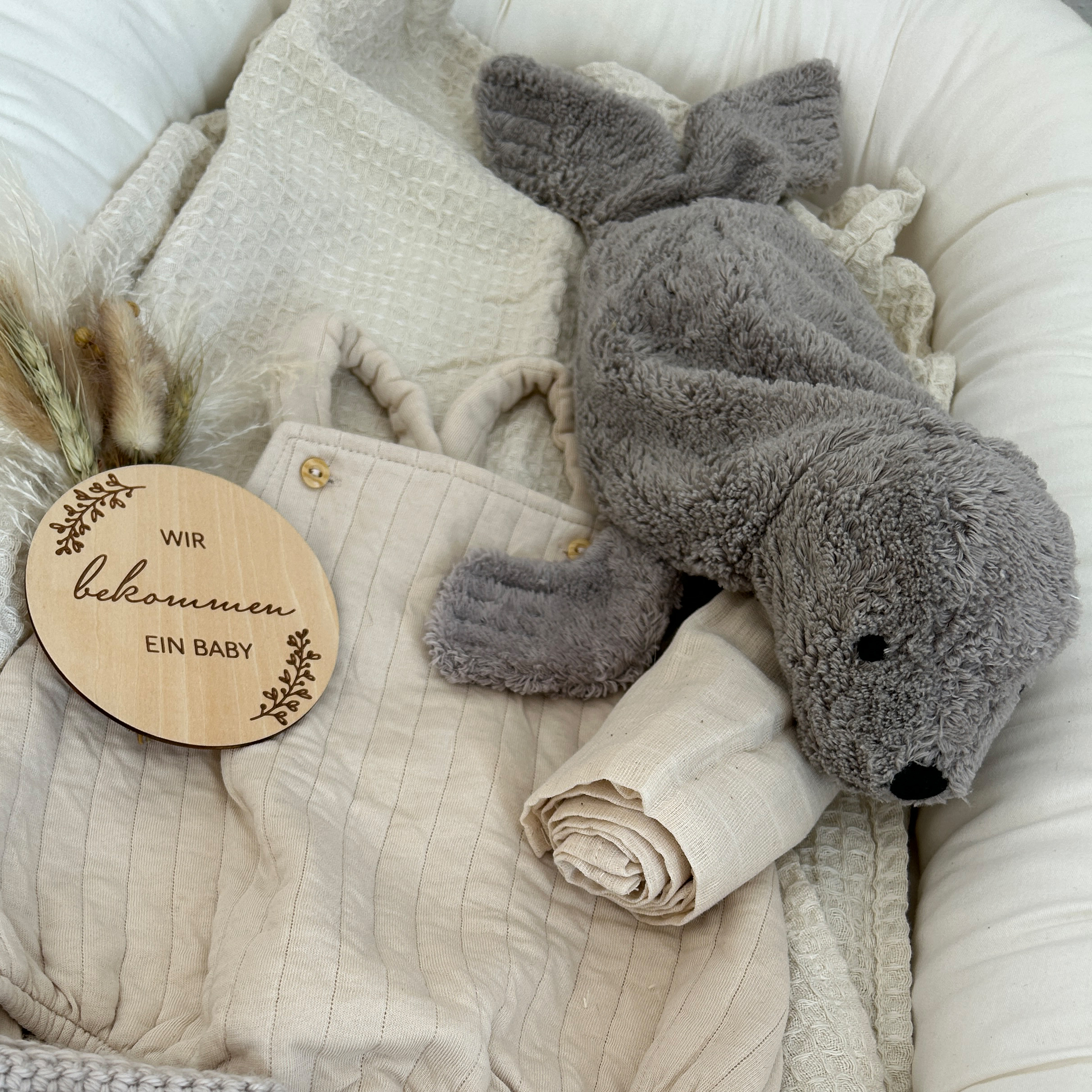 Kuscheltier Robbe klein | grau