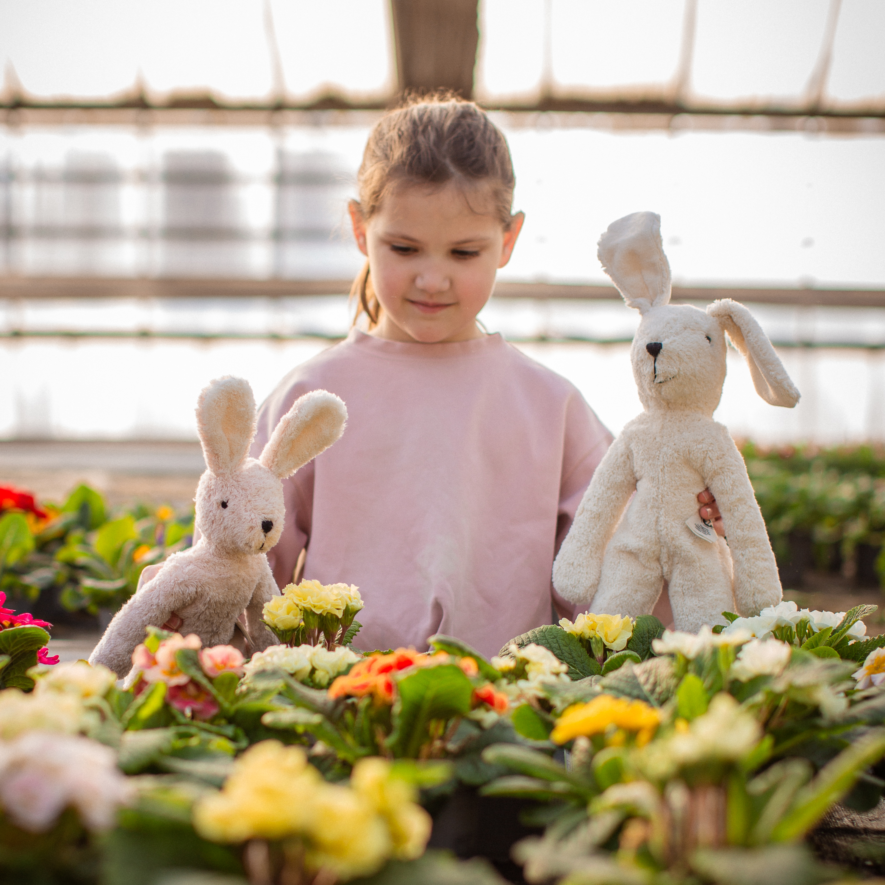 Schlenker Tierpuppe Hase, groß | weiss